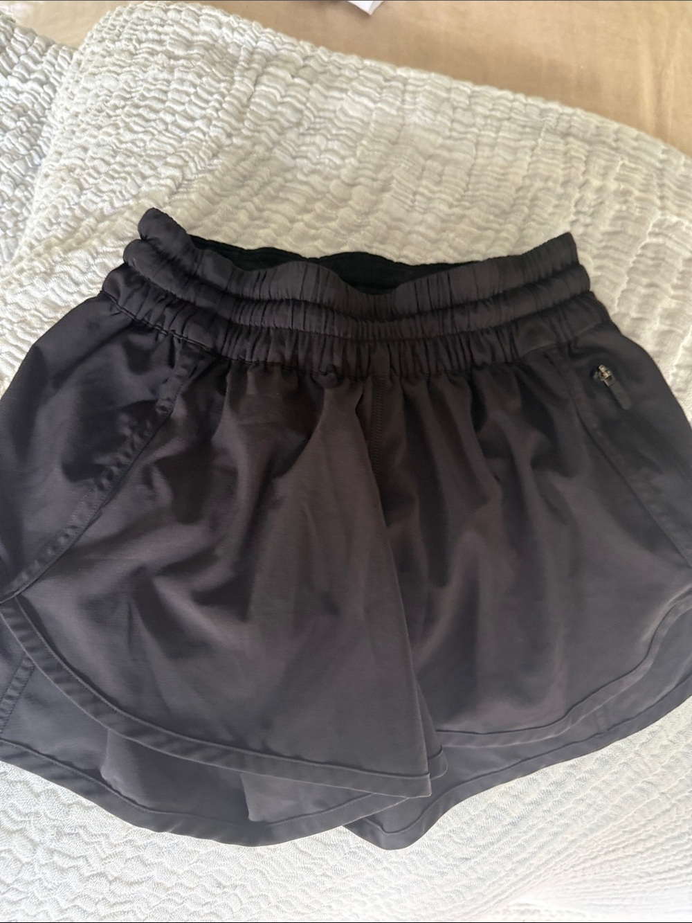 lululemon athletica Black Layered Running Shorts